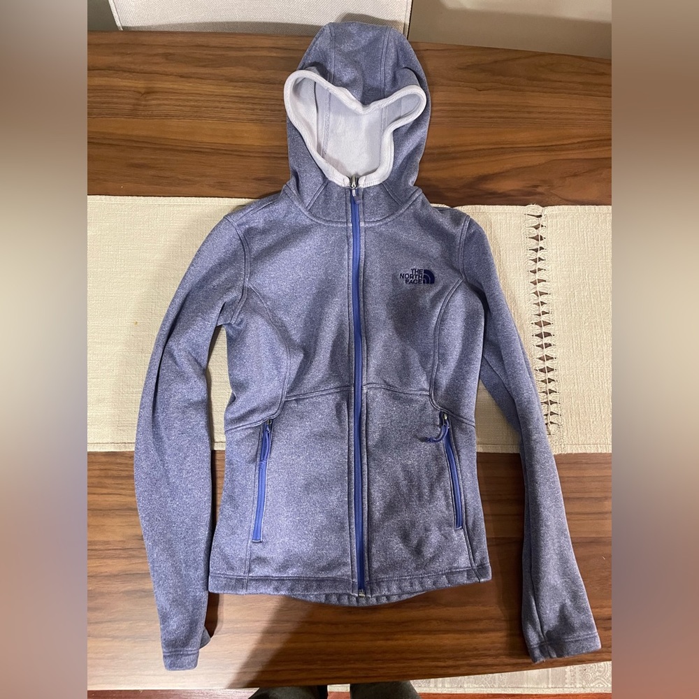 Northface purple fleece jacket